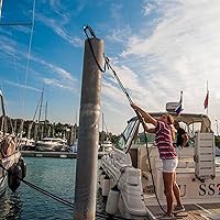 Vista 5 de SAN LIKE Boat Hooks, Boat Hook Docking with Telescopic Pole,Floating,Durable,Rust-Resistant Boating Poles with Luminous Bead Boating Accessories