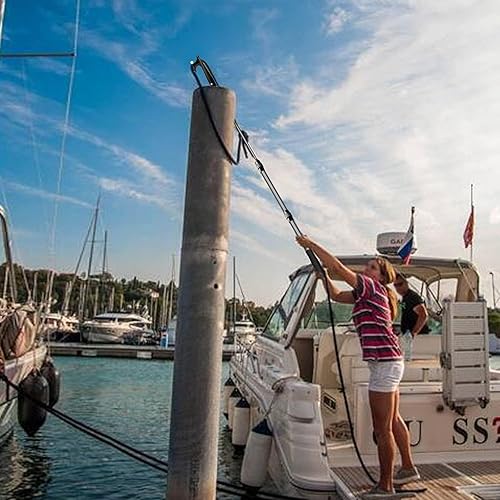 Vista 5 de SAN LIKE Boat Hooks, Boat Hook Docking with Telescopic Pole,Floating,Durable,Rust-Resistant Boating Poles with Luminous Bead Boating Accessories