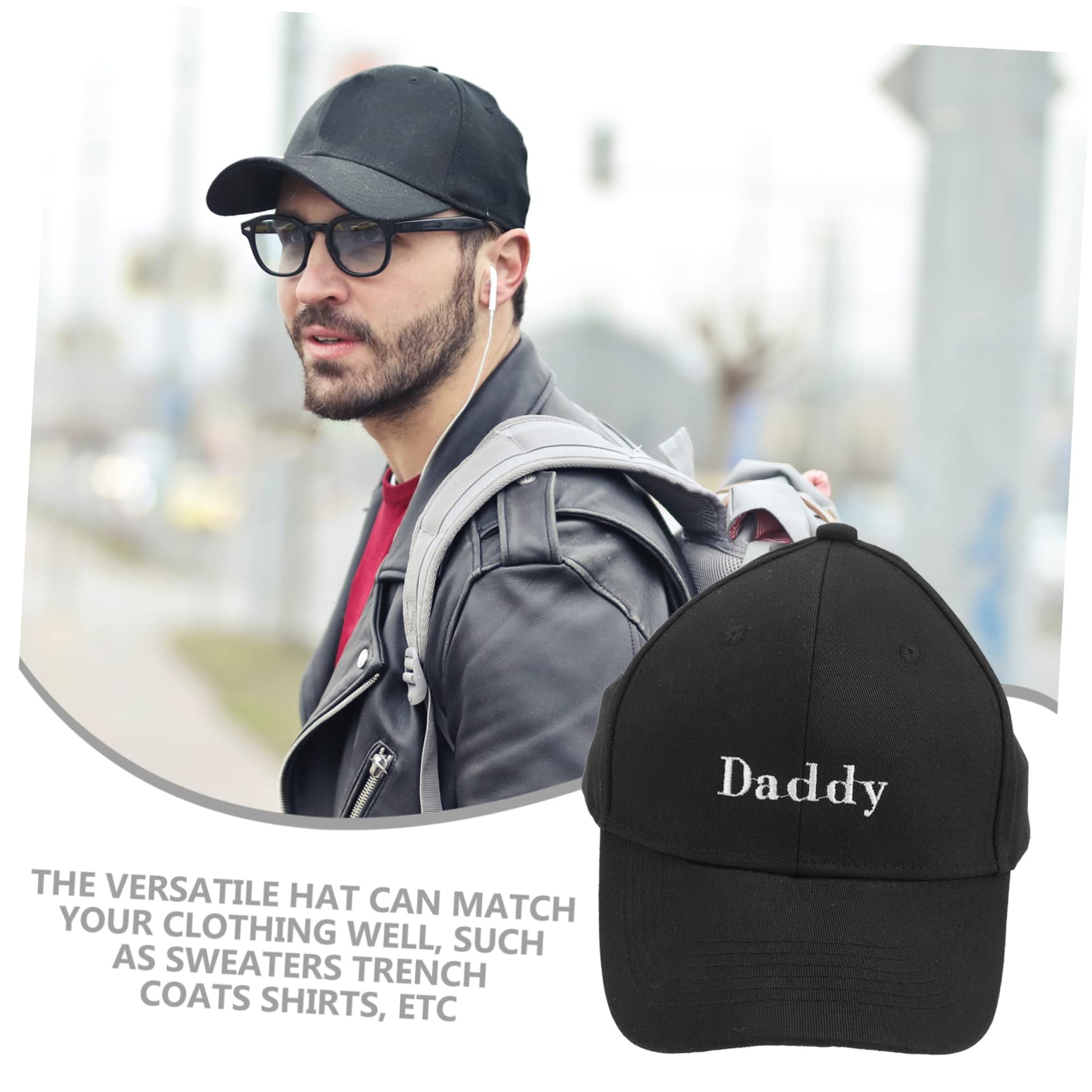 Gorras de Beisbol para Mujer Sombrero Sol chapéu de Sol Sun Hat Baseball Cap Sombrero de Ocio Gorra Tapa Capítulo para Hombres papá Gorra con Visera Sombrero Negro Tela Black