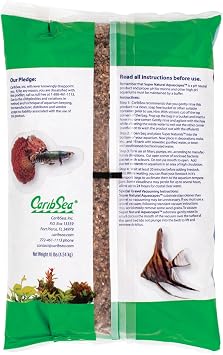 CaribSea Super Natural Peace River Gravel - 10 lbs - Natural Freshwater Substrate for Aquascaping, Stable Foundation for Plants & Fish Tanks