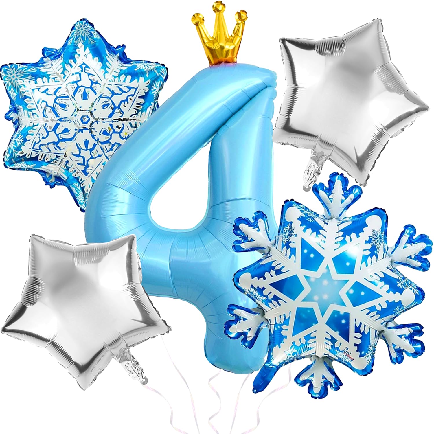 Frozen 4th Birthday Party Decorations Balloon, 40
