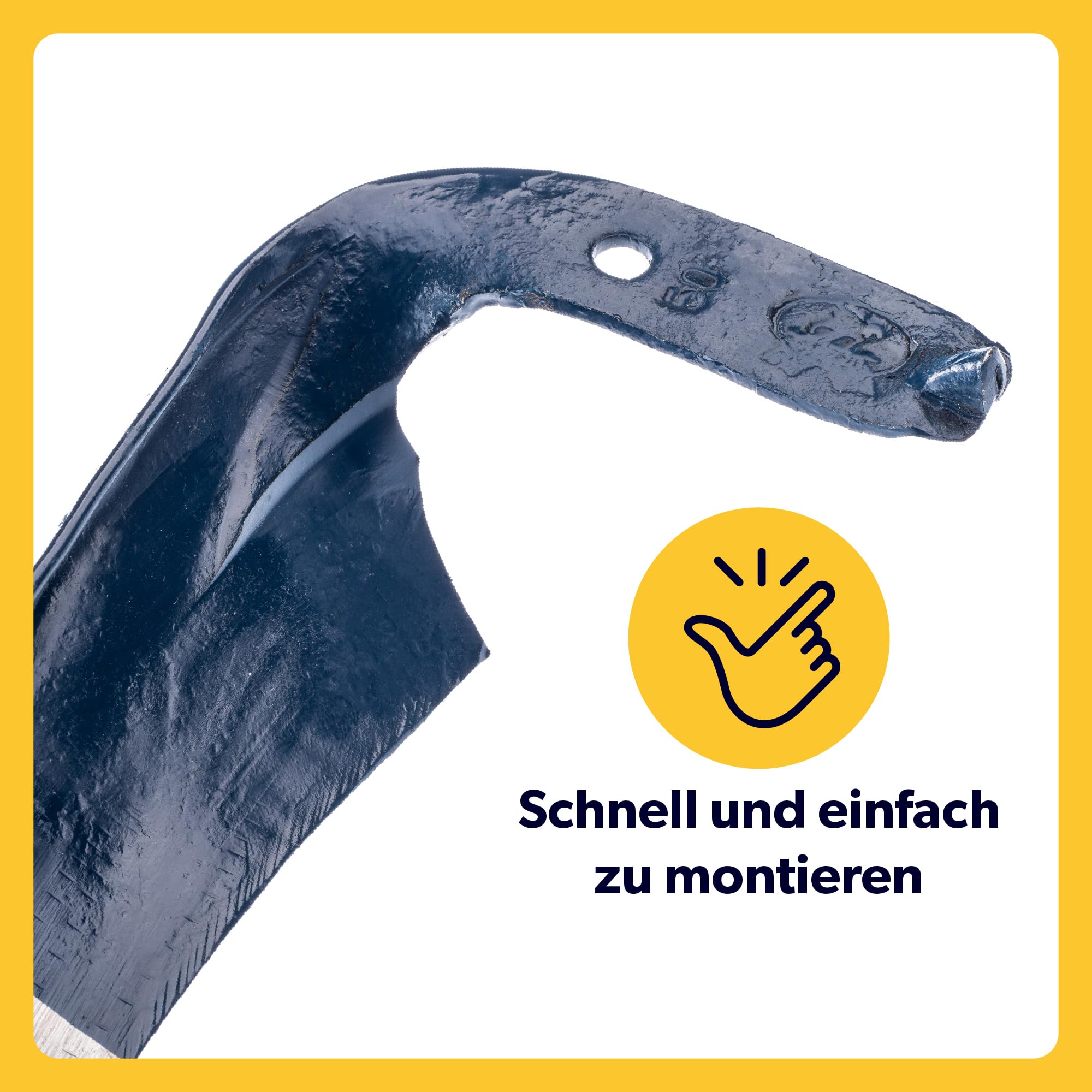 KADAX Gartensense aus Metall 60 cm, Handsense, Sichel, Klappsense, Wildwuchssense, Sense, Gartensichel, Grassichel, Blattsichel, Handsichel, Kleinsichel