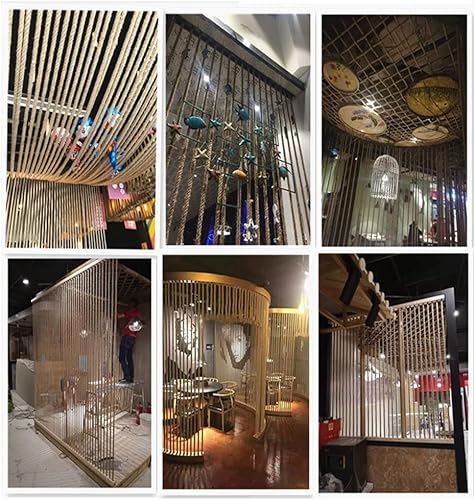 Miniatura 6 de Cuerda de yute verde gruesa y fuerte, cuerda de yute torcida, cuerda de cáñamo para colgar, cuerda de cáñamo trenzada para decoración, manualidades,