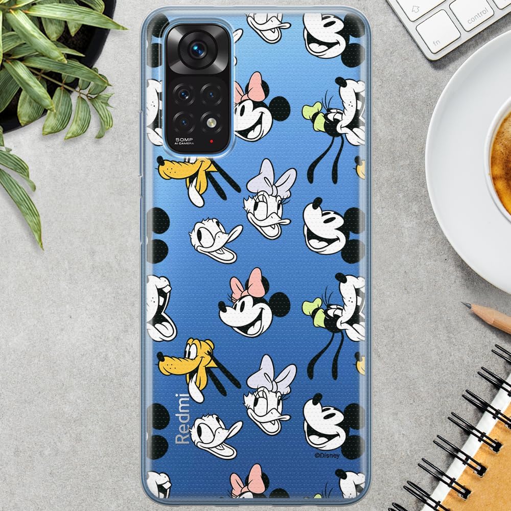 ERT GROUP Mobile Phone case for Xiaomi REDMI Note 11 5G/11S 5G/11T 5G/Poco M4 PRO 5G Original and Officially Licensed Disney Pattern Disney Friends 005, Partially Transparent