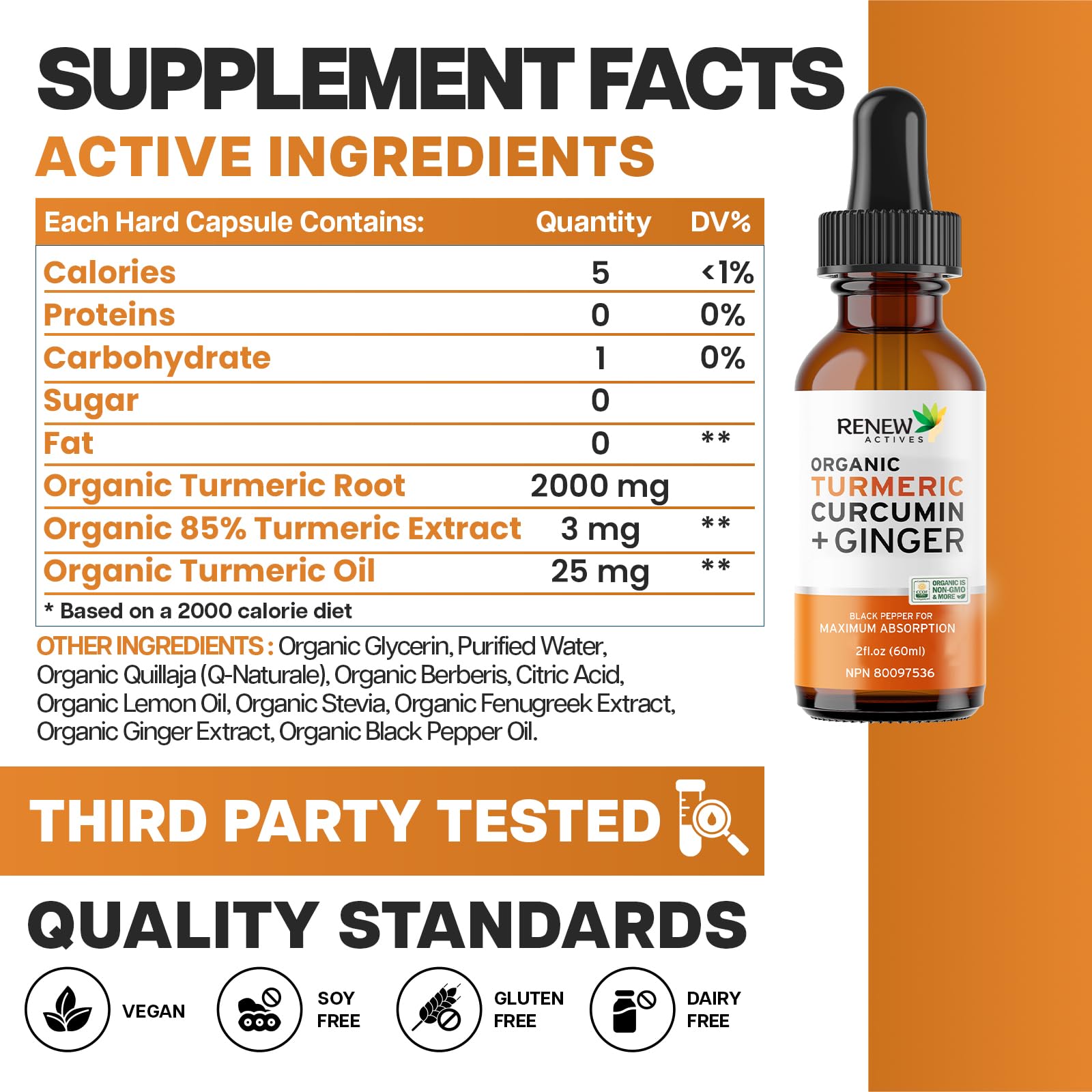 Renew Actives Turmeric Liquid Extract with Ginger & Lemon Oil — Amazon image 7