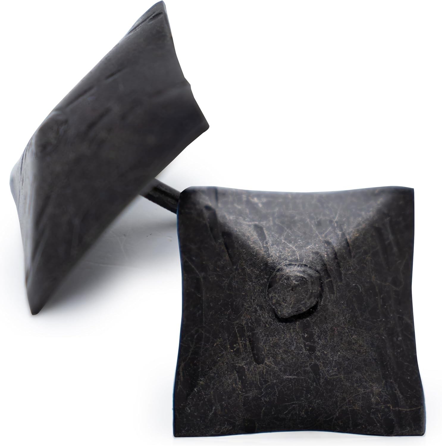 100 Pack 1.25 Inch Square Clavos Decorative Nails Sealed Unfinished Shutter Fasteners Ornamental Nails Tacks Decorative Nail Heads Exterior Window Shutters Faux Wood Beams Borderland Rustic Hardware