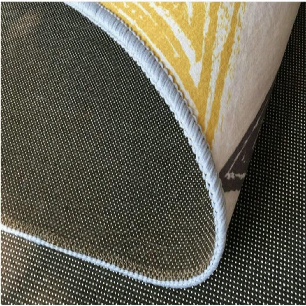 Superzacht ruig vloerkleed voor de woonkamer, dik antislip pluizig tapijt in donkergrijs, grote maat 200 x 300 cm, ideaal voor babyslaapkamers en yoga-ruimtes