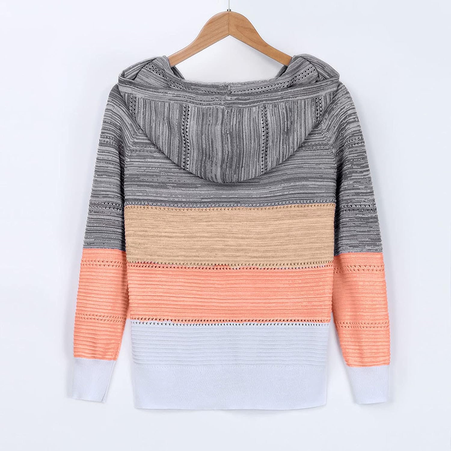 Ymosrh Women's Sweaters Fall 2023 Crewneck Long Sleeve Oversized Fuzzy Knit Chunky Warm Pullover Sweater Top, S-5XL