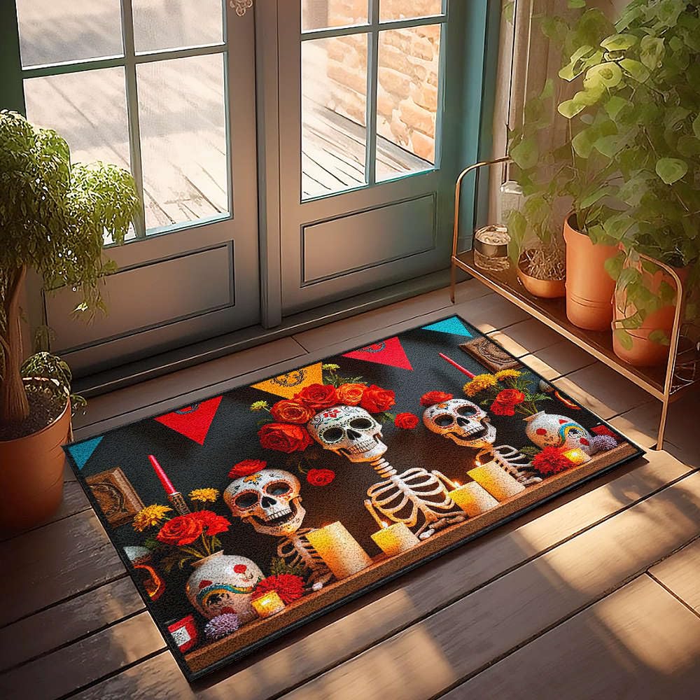 Paillasson rétro rustique de cuisine et chambre garçon 65x90 cm