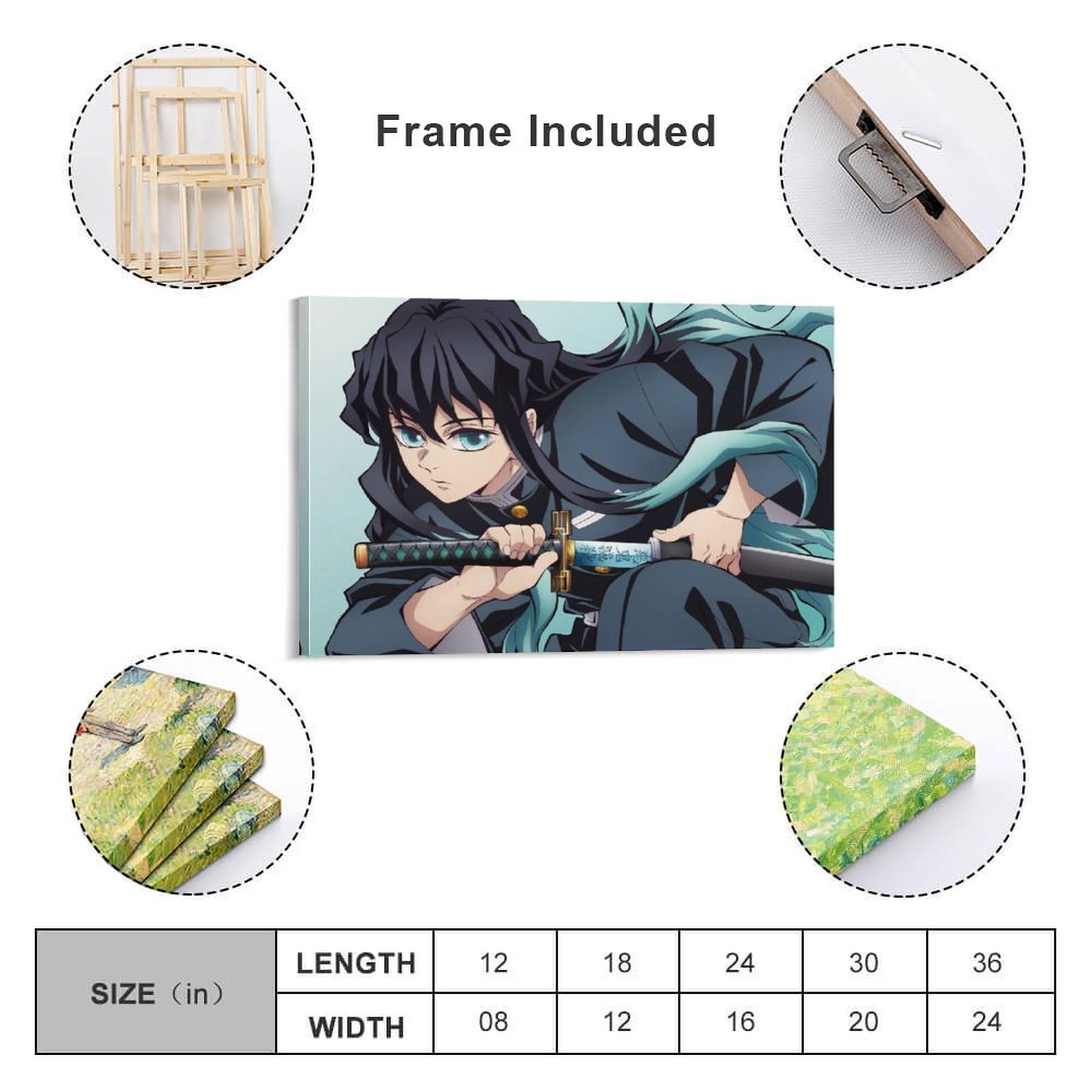 鬼滅の刃 時透無一郎 額装品 アートパネル Amazon.co.jp: 40×60cm 鬼滅の刃 アートパネル アートフレーム