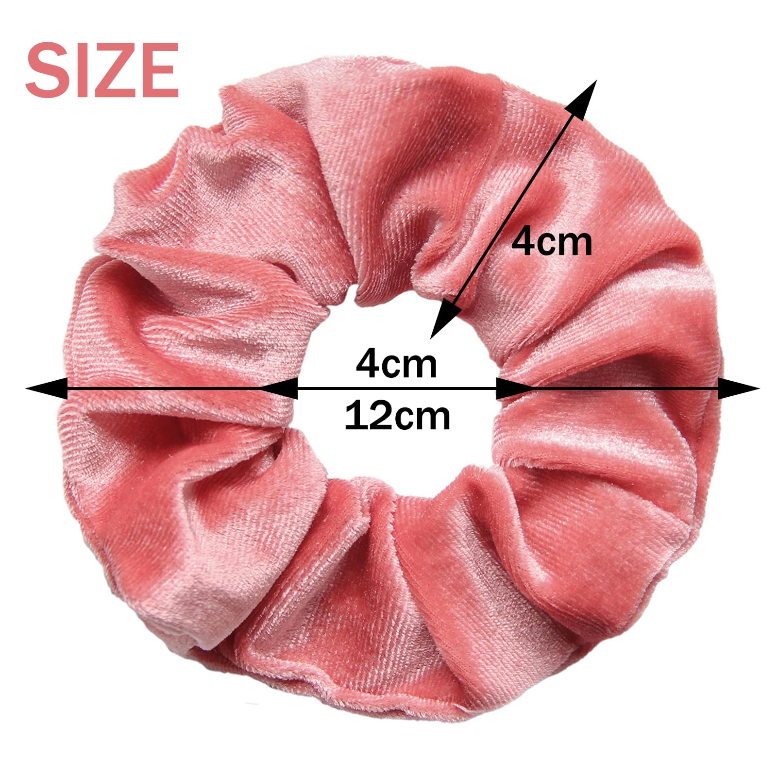 FUZVOL Multi-Color Satin Hair Scrunchies for Women,Elastic Softer than Silk Scrunchies for Ponytail,Thick Thin Curly Hair Bands(12 Pack) - Image 2
