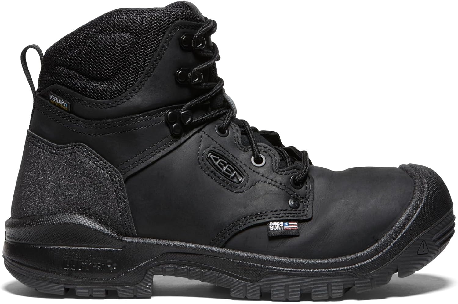 KEEN Utility mens Independence 6" Leather Waterproof Soft Toe Work Boots - Image 2