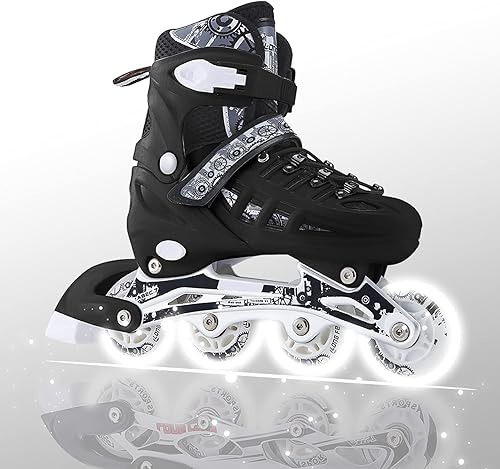 4 Types Size Adjustable Inline Skates Kids Adults for Outdoor Flash Men and Women Roller Skates Beginners Featuring All Illuminating Wheels Roller 4 Types Size Adjustable Inline Skates Kids Adults for Outdoor Flash Men and Women Roller Skates Beginners Featuring All Illuminating Wheels Roller