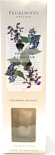 Pecksniffs Difusor de fragancia Sweet Pea and Larkspur 3.3 fl oz