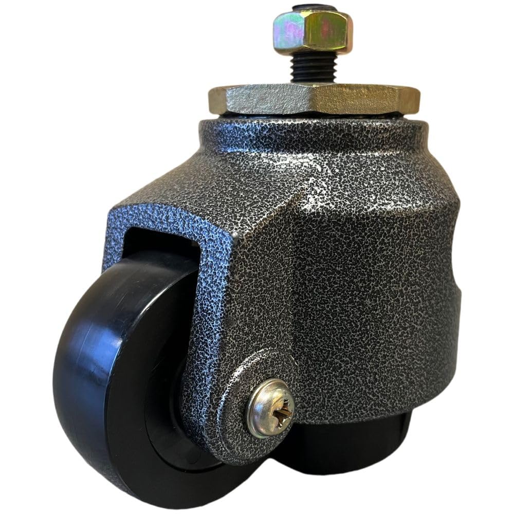 S-Type Leveling Caster Nylon Wheels 100S Hexagon Top Plate with Bolt & Nut Included