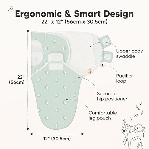 Vista 404 de Paquete de 3 mantas orgánicas para dormir para bebé, para recién nacido, envolturas ergonómicas para bebés de 0 a 3 meses, sacos para dormir, Abc