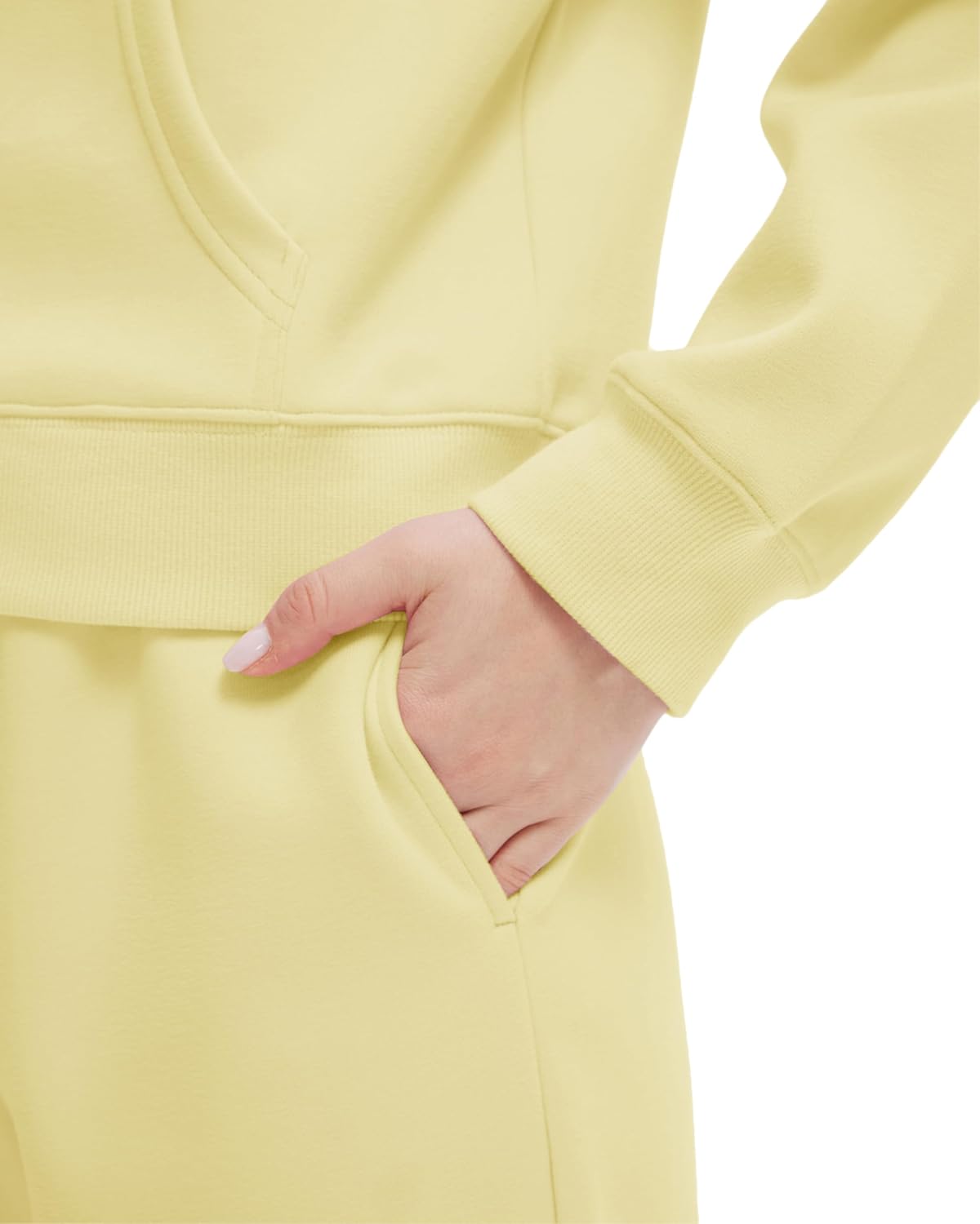 SUUKSESS Womens 2 Piece Sweatsuits Outfits Zip Up Hoodie Tracksuit Straight Wide Leg Sweatpant Lounge Matching Sets - Image 4