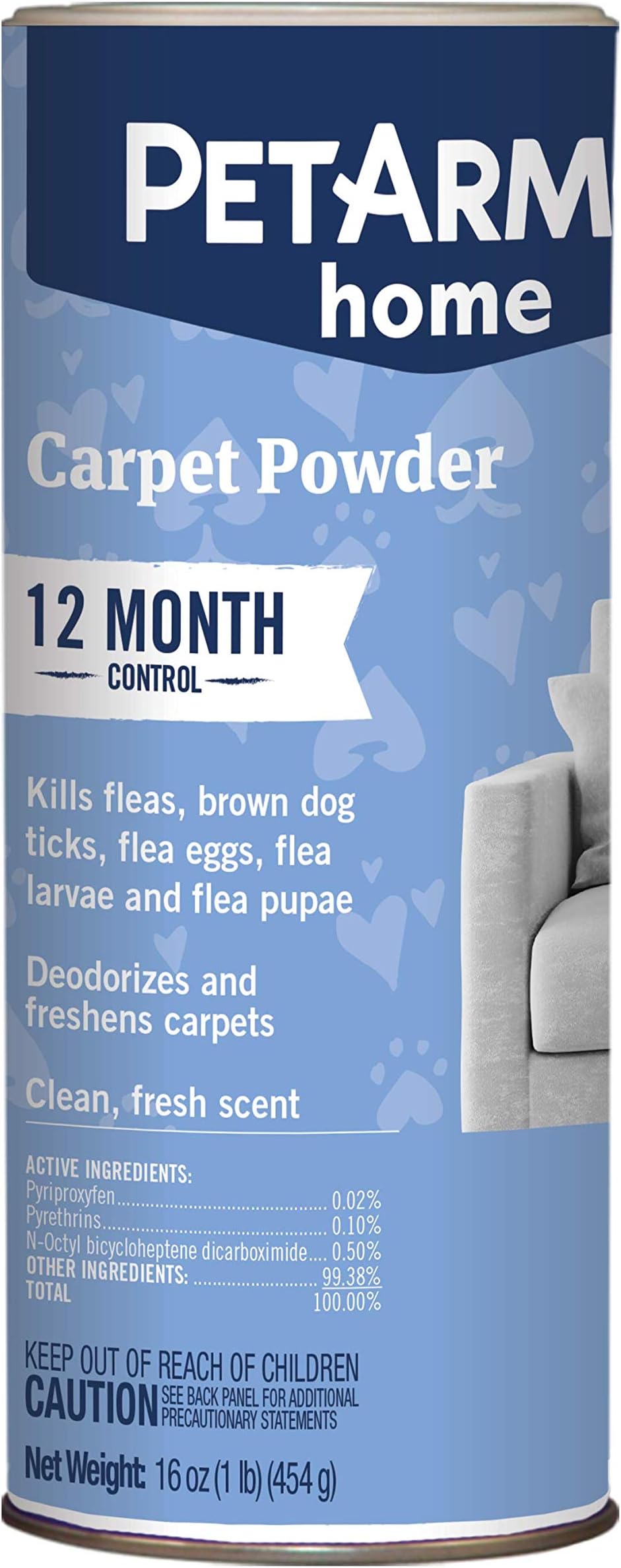 PetArmor Home Carpet Powder, 16 oz