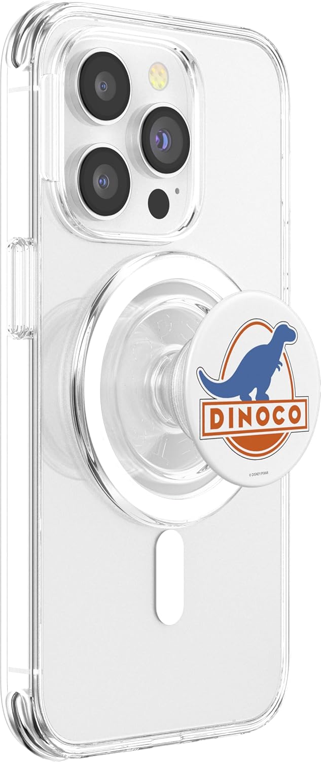 Disney Pixar Cars Dinoco Dinosaur Logo PopSockets MagSafe PopGrip for iPhone