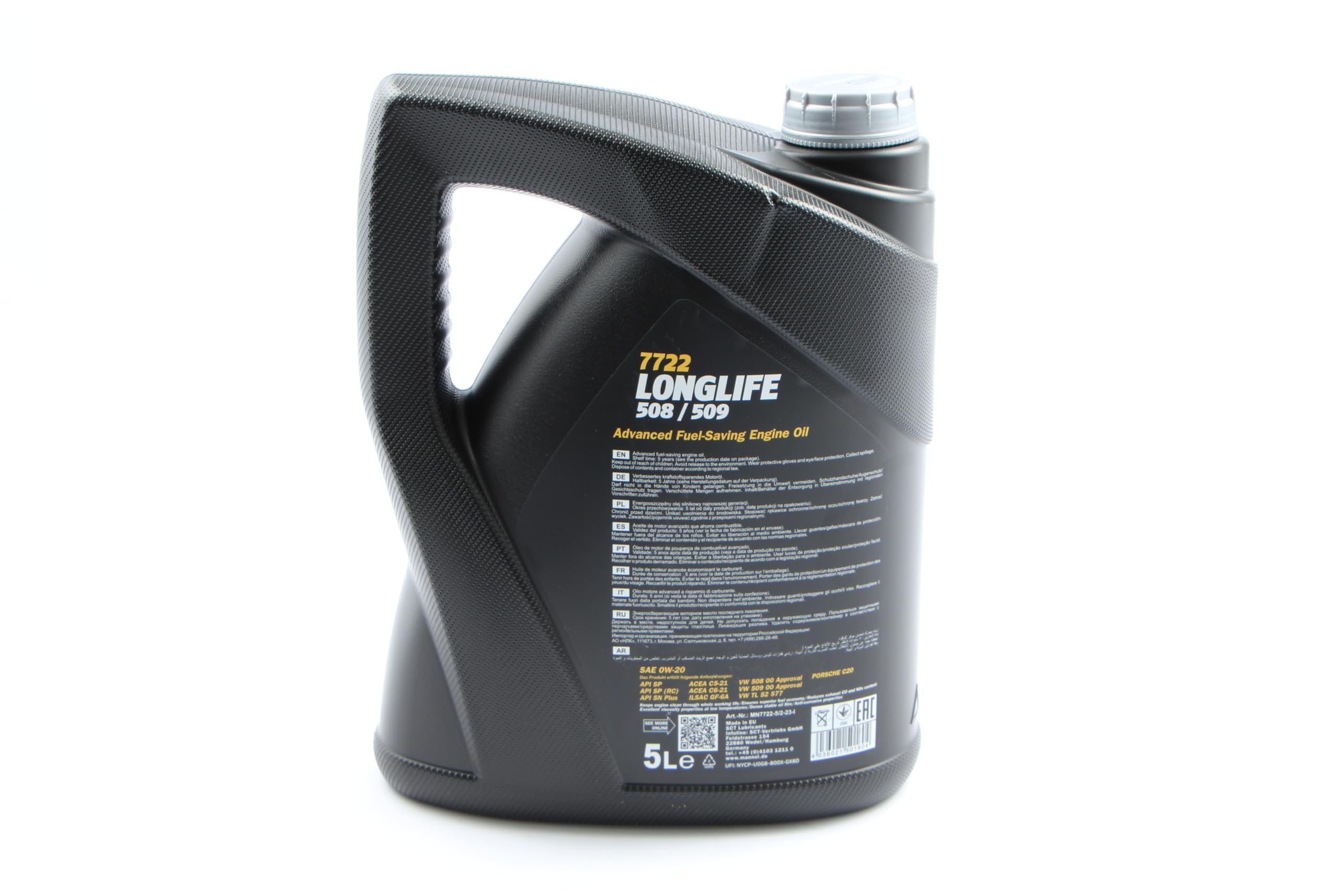 5+1 (6 Liter) MANNOL 7722 O.E.M. Longlife 508/509 0W-20 Motoröl