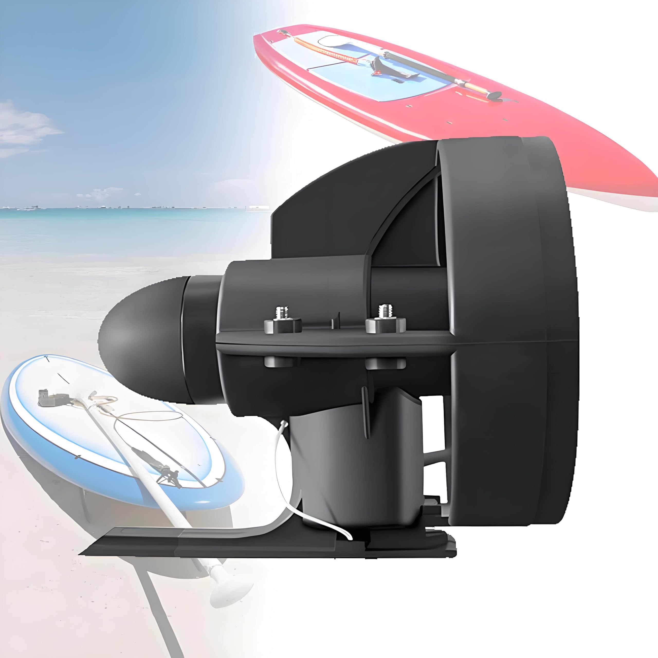 WIANQIAN SUP Thruster Motor Fin for Inflatable Paddle Boards D180
