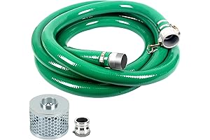 2 Inch Suction Hose: 20 Ft of PVC Strength for Water Pumps