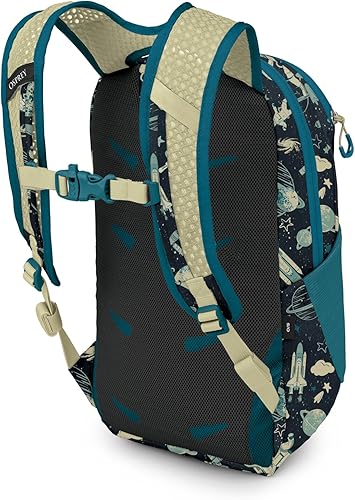Miniatura 6 de Osprey Daylite Jr. - Mochila para niños y viajes, estampado espacial y azul antiguo
