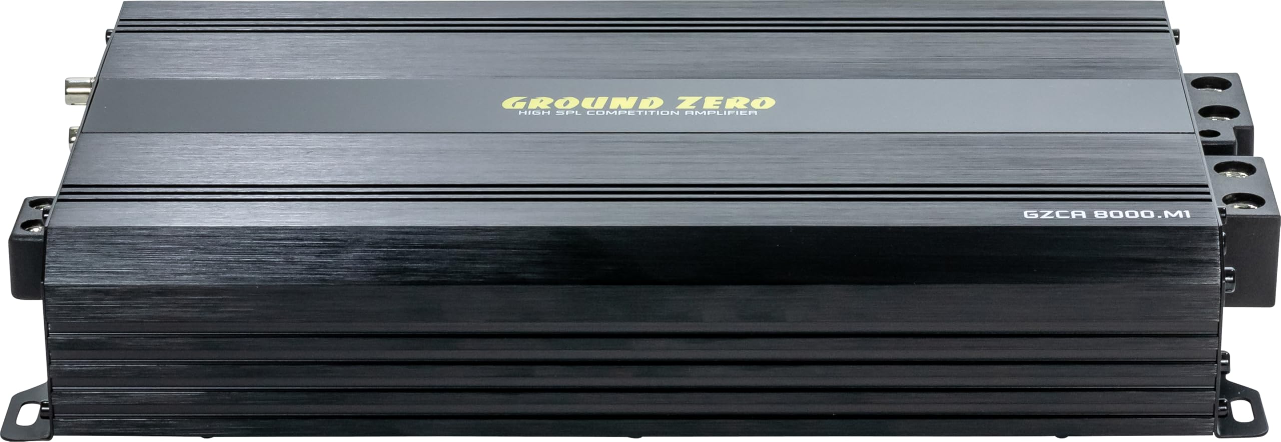 Ground Zero GZCA 8000.M1 - Amplificatore MS-PL-Class D, 1 canale, 8100 W RMS, 1 Ω stabile, crossover attivo, basso boost incluso