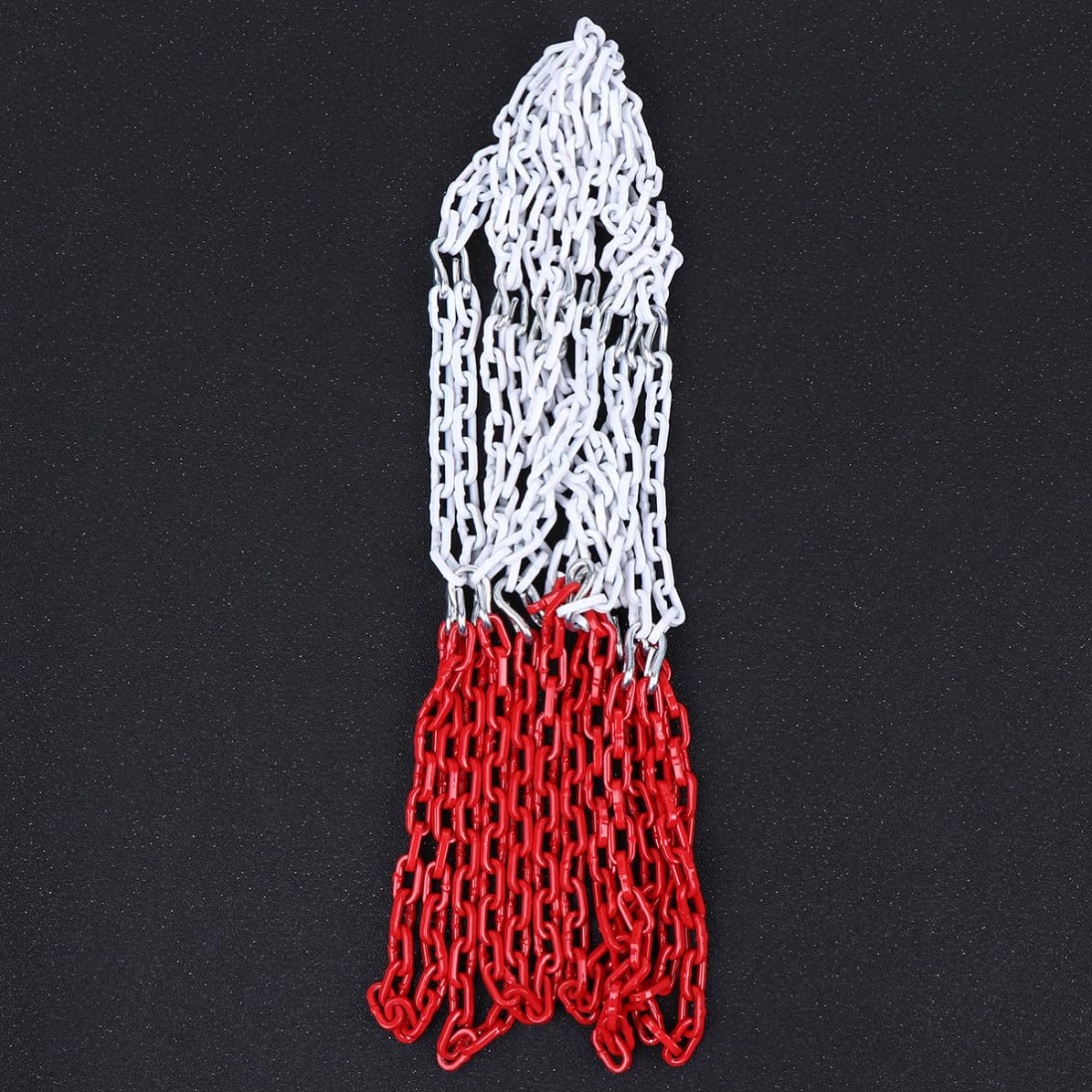Red de Baloncesto para Gimnasios Interiores y Canchas Públicas Exteriores, de Metal, Red de Cadena Metálica Galvanizada, 12 Hebillas, Resistente Intemperie, Ganchos