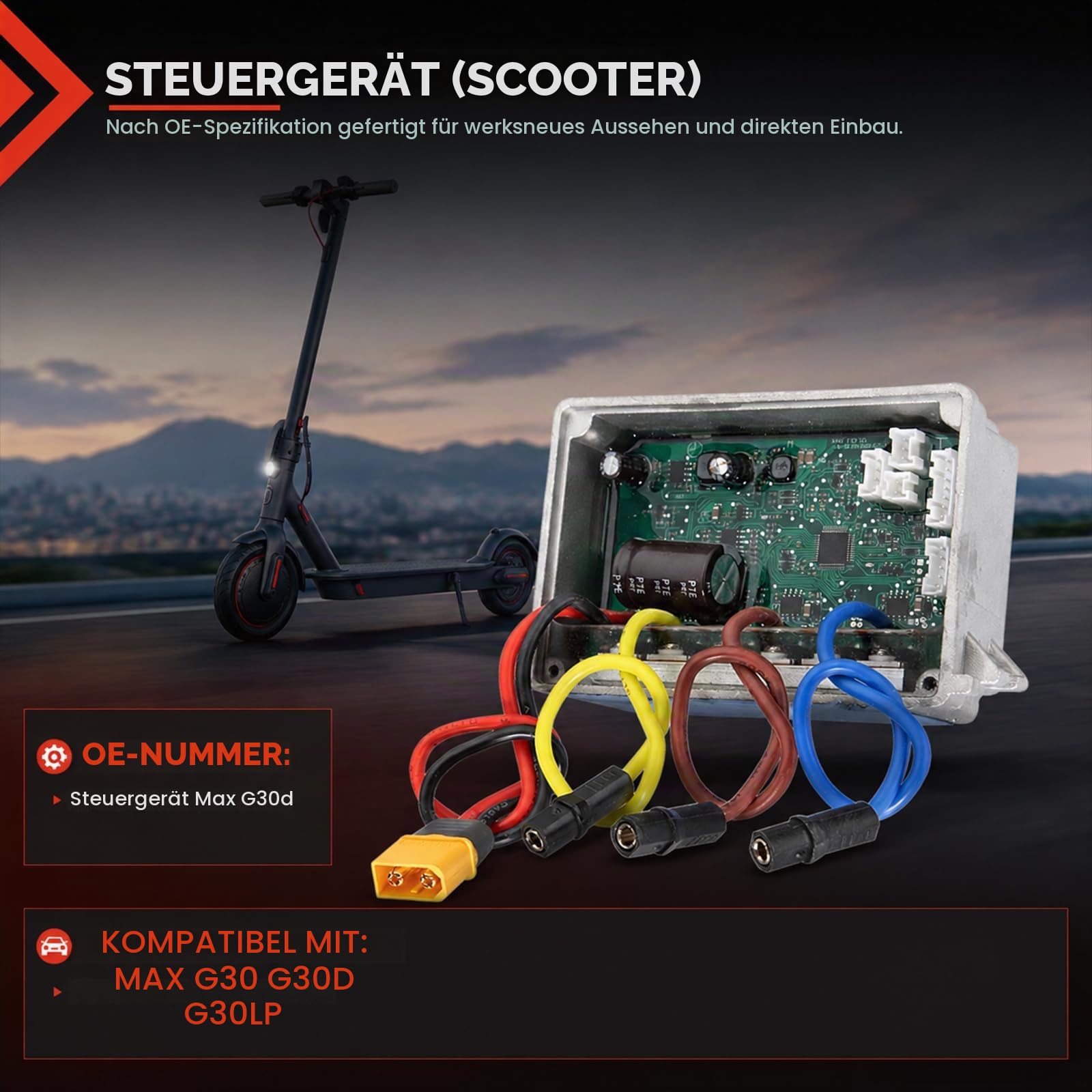 Elektroroller Controller für Ninebot Max g30d 2 Elektroroller Tuning Chip E Scooter Controller Control Boards Assembly Kit für Ninebot MAX G30 G30D G30LP
