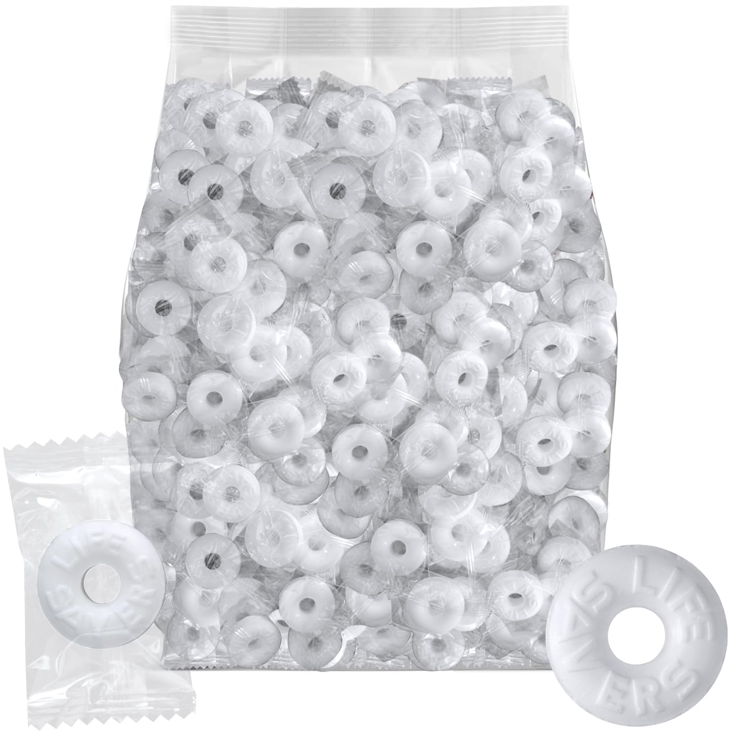 Wint O Green Hard Candy 2lb + 2oz Bulk Pack of Mints Individually Wrapped Bulk Mints for Parties and Events Ideal Wintermint Candy for Refreshing Breath and Enjoyable Snacking