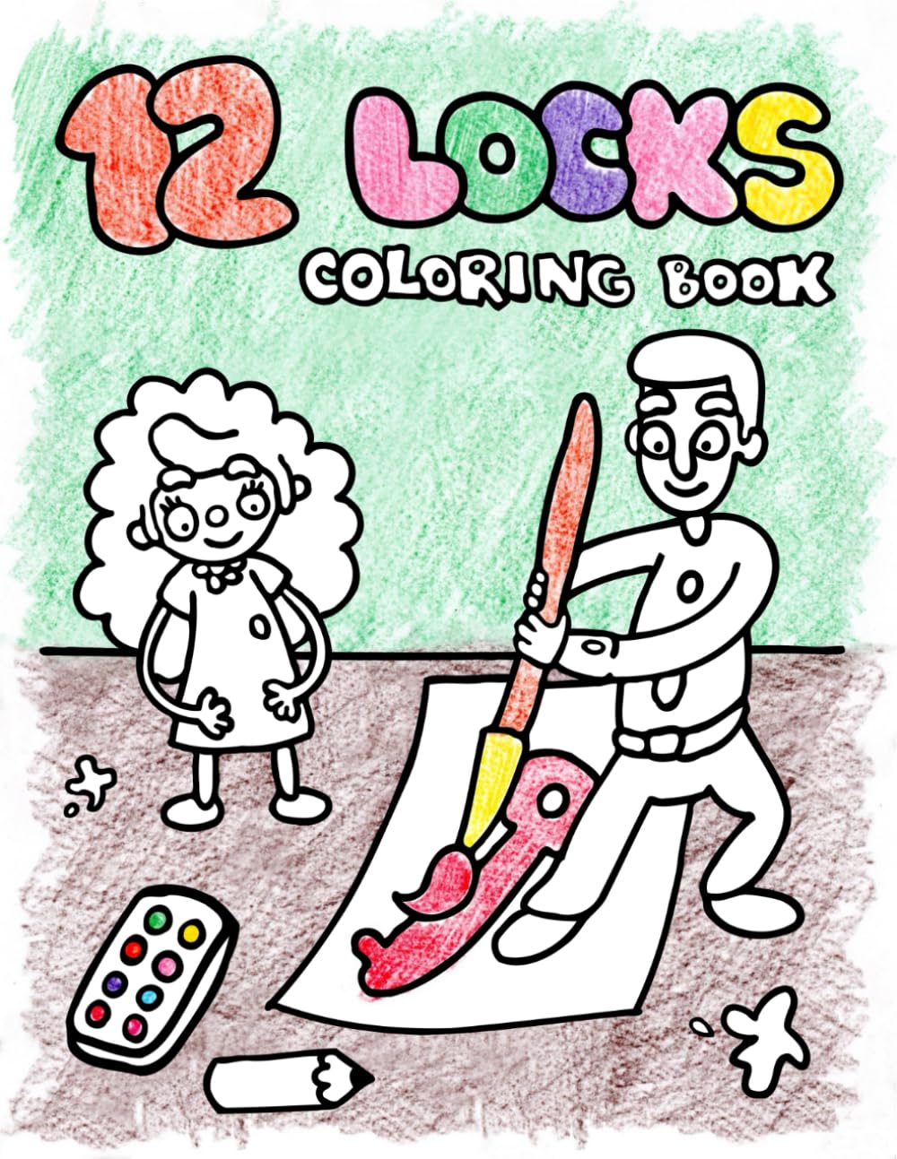 12 Locks: Coloring book
