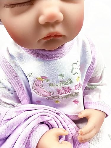 Miniatura 6 de Juego de 5 piezas de ropa de muñeca Reborn de 22 pulgadas, accesorios para recién nacidos, trajes para muñecas de 20 a 22 pulgadas, ropa a juego