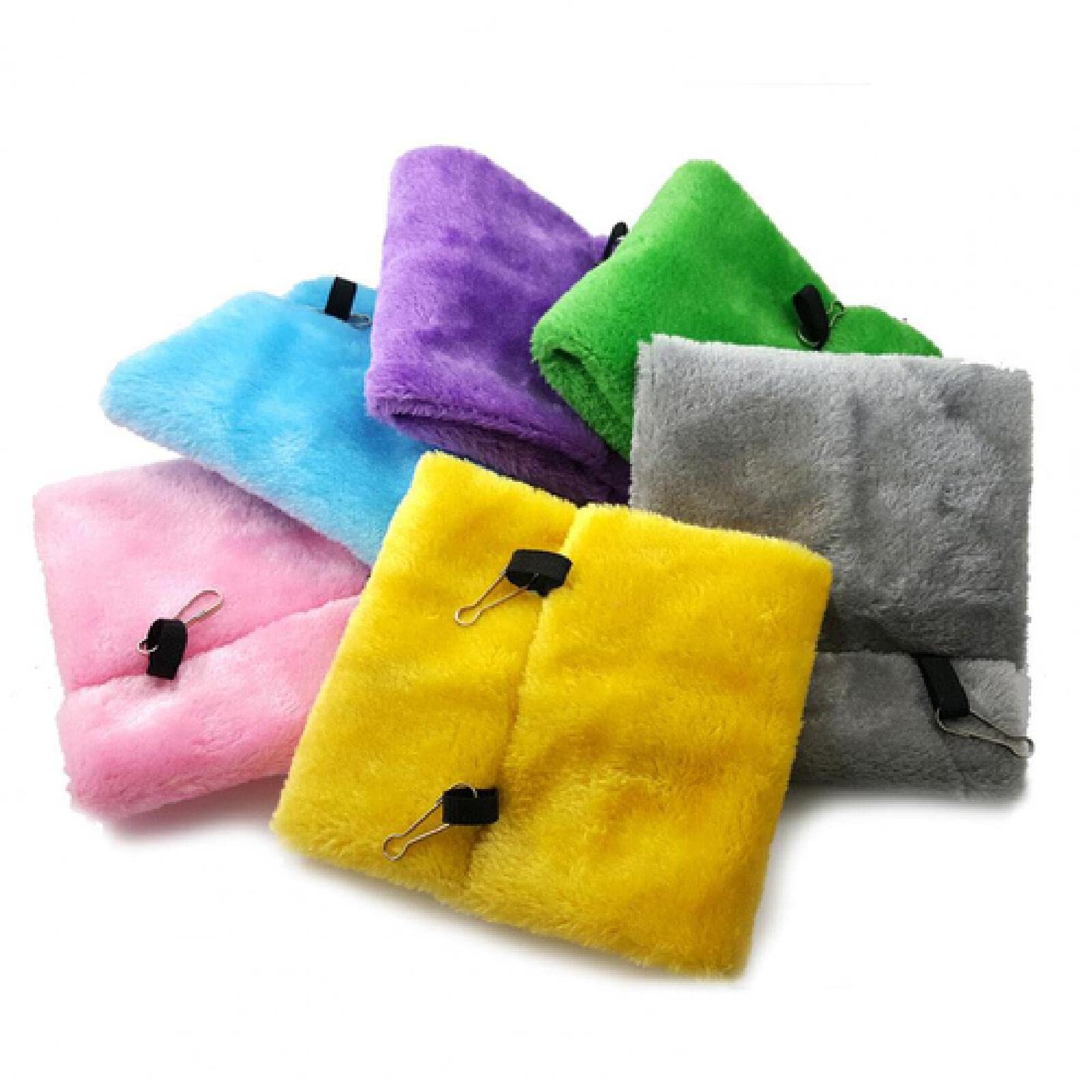 Nido de pájaros, Jaula Triangular Colgante for casa, Nido, Cama, Hamaca cálida de Felpa for Mascotas, Plegable, Suministros Seguridad, Color Rosa, L(Purple,L)