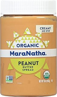 MaraNatha Organic Peanut Butter (No Stir), Creamy, 16 Oz