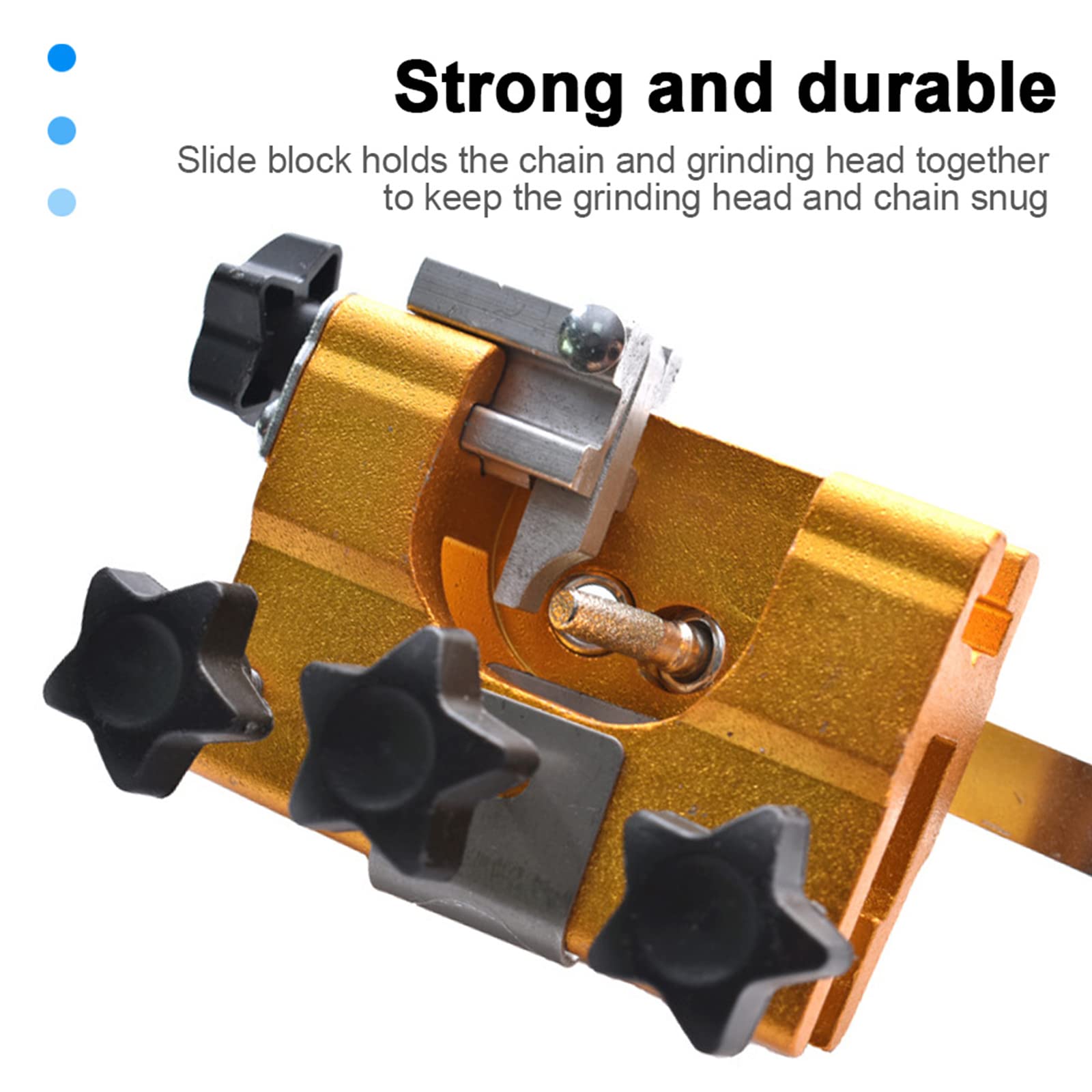Affila Catena Motosega, Affilacatene Per Motosega, Affilatrice Manuale Portatile Per Motoseghe, Chainsaw Chain Sharpening Jig Professionale Per Tutti Tipi Di Motoseghe Falegnami E Giardinieri