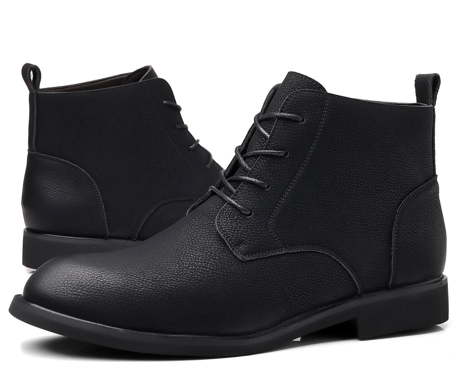 PPXID Homme Bottines Classiques Chukka Boots/Botte Tendance à Lacets