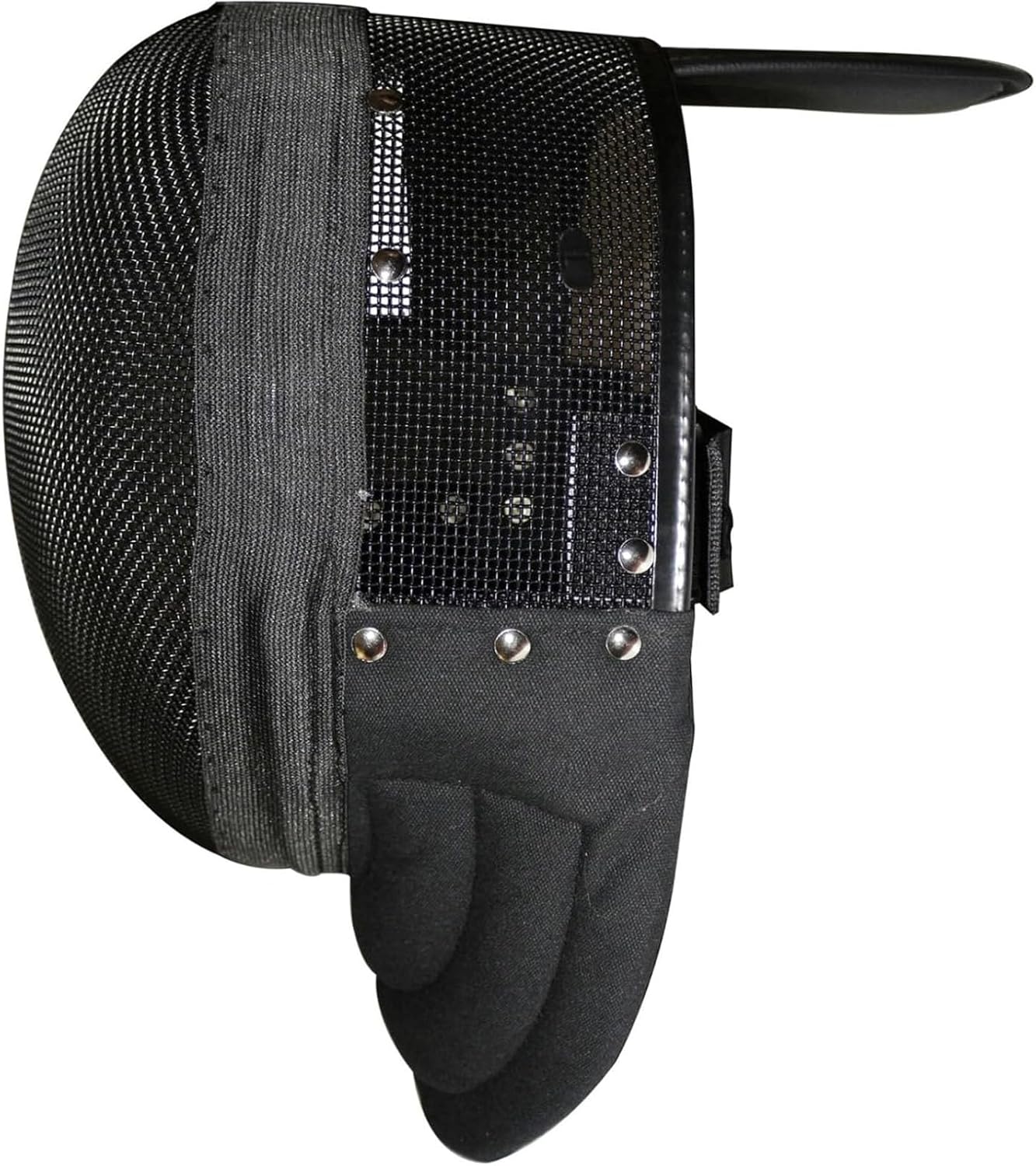 Black Fencing Mask with Detachable Inner Lining, Ear Protection,Resist The Blow of A Steel SwordFencing-Protective Gear