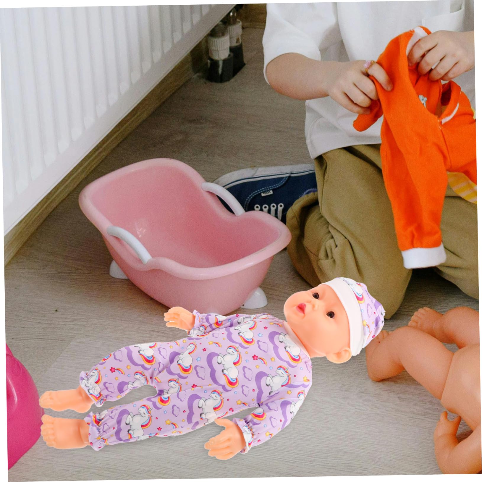 Vêtements pour Poupée Reborn, 5 Ensembles en Tissu, Style Adorable