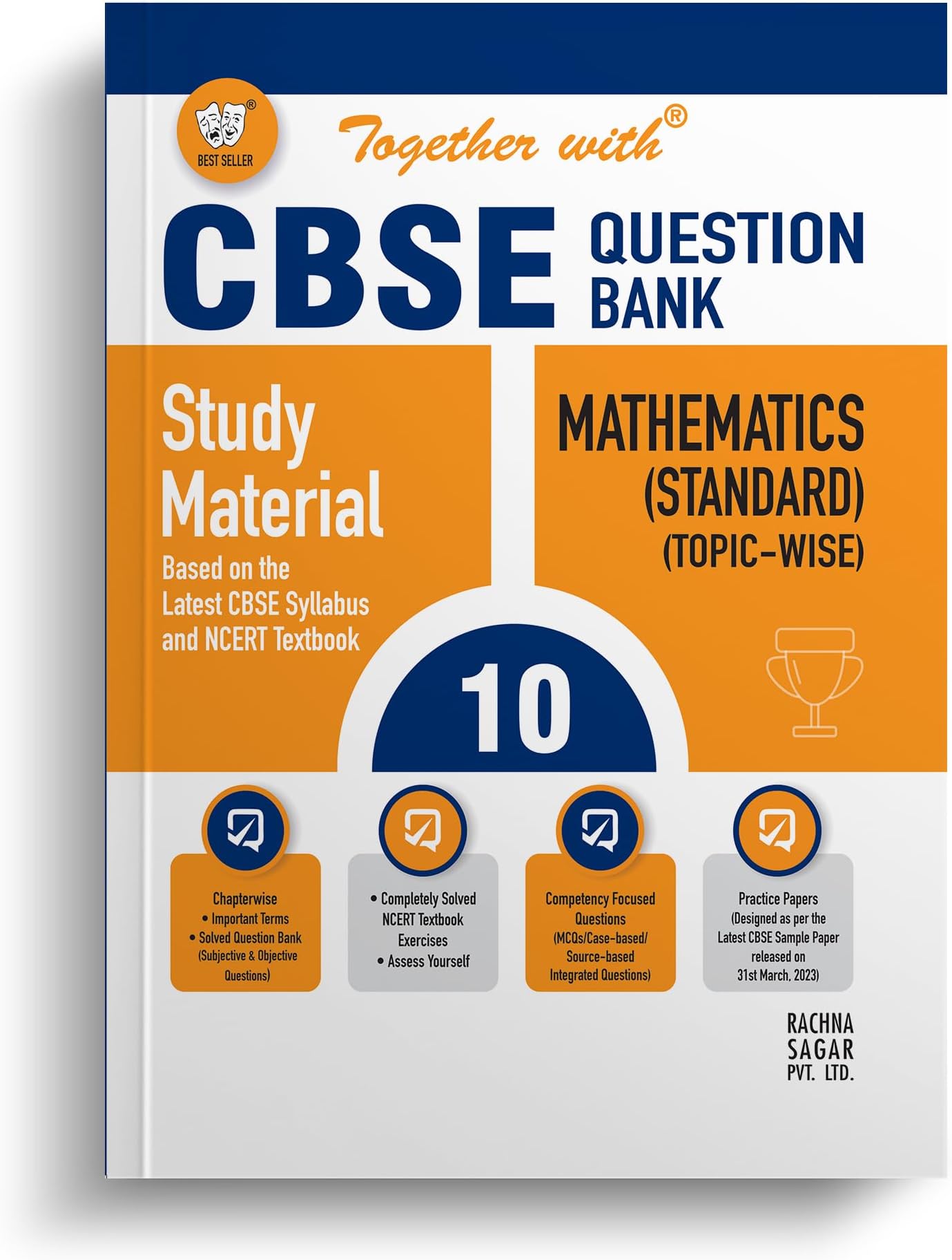 Together With CBSE Class 10 Mathematics (Standard) Solved Question Bank & Practice Papers (Chapterwise & Topicwise) Exam 2023 [Paperback] Rachna Sagar