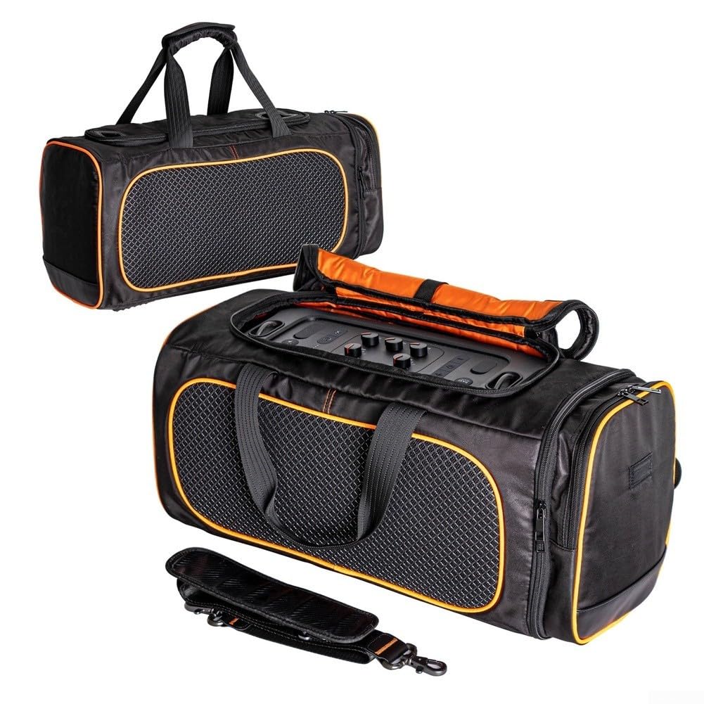 Funda rígida de EVA para altavoz JBL Party Box que proporciona resistencia de soporte estructural y circulación de aire a través del forro interior de tela