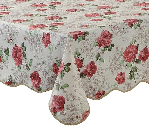 Artisan Flair AF4760-60122 - Mantel de vinilo floral impermeable