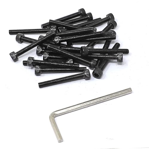 Miniatura 238 de iexcell 720 piezas de acero de aleación M4 x 6/8/10/12/16/20/25/30/35/40/45/50 de grado 12.9, tornillos de cabeza hexagonal, tornillos, arandelas