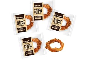 Afreschi Turkey Tendon Rings: The Premium Dog Treat for Canine Delights