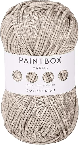 Miniatura 20 de Paintbox Yarns Hilo Aran 100% Algodón 1.76oz (50g), 93 Yardas (85m) - Lana Peinada Vino Tinto para Ganchillo o Tejer - Suave, Ligero para Suéteres