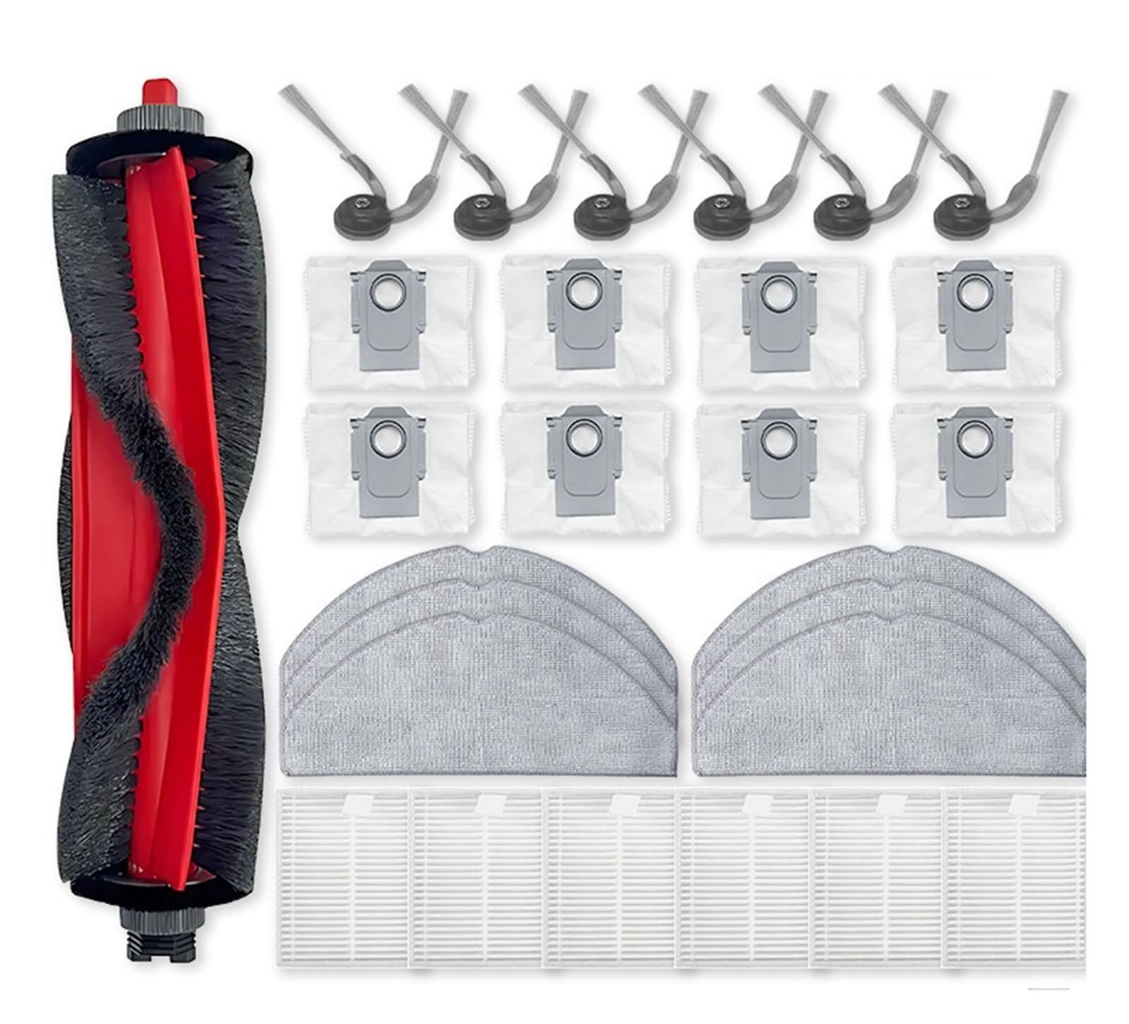 Shiketong Robot vacuum replacement parts, Compatible For Roborock Q7 M5 / Q7 M5+ / Q7 L5 / Q7 L5+ / Q7 TF / Q7 TF+ / Q7B / Q7T+ Robotic Vacuum Cleaner Spare Parts(27pcs)