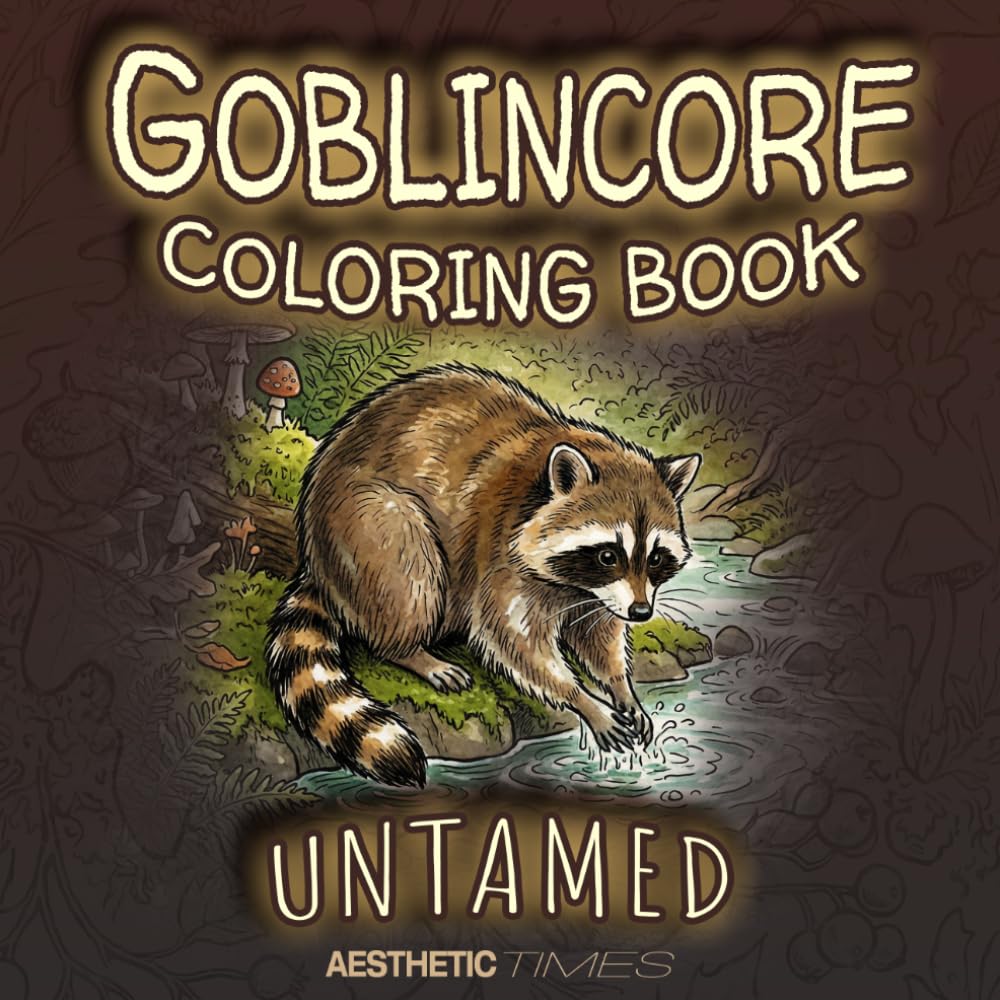 Goblincore Coloring Book: Untamed (Forest Vibes)