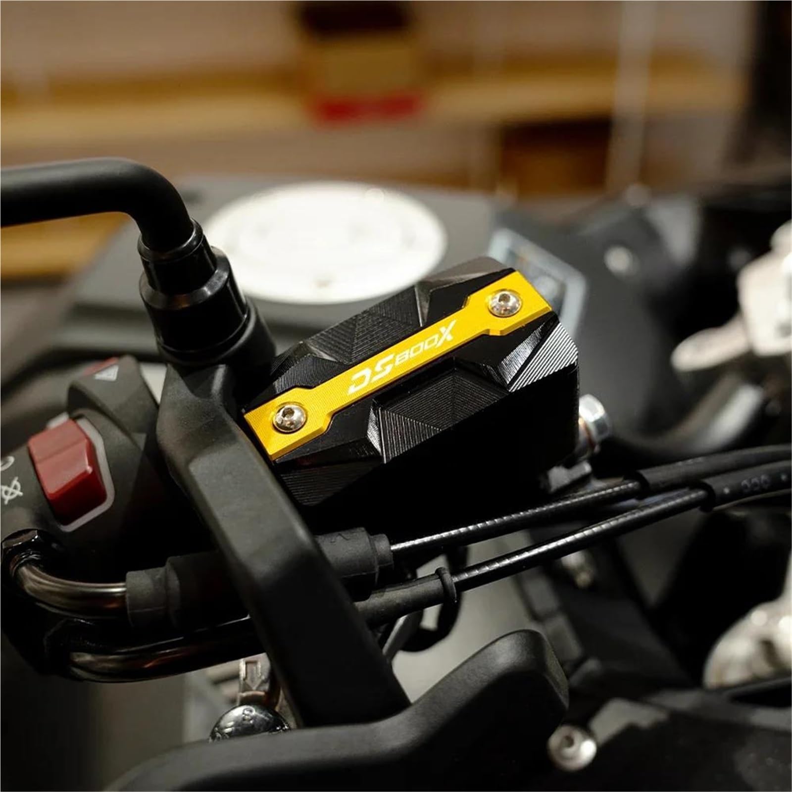 Motociclette Accessori Moto CNC Fluido Freno Anteriore Accessori Di Copertura Per LONCIN Per Voge 800 Per Rally DSX DS800X 2025 2026(Black B)