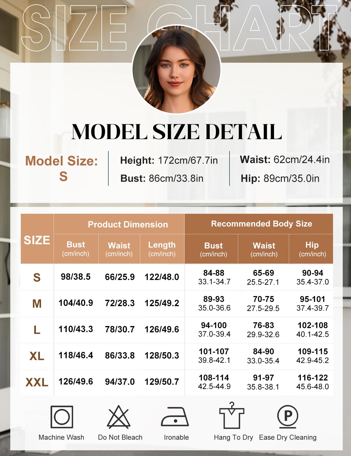 Robe Femme Manches Longues Col en V Automne | Taille Haute, A-ligne, Coton, Robe Décontractée, Taille Froncée, avec Poches, Chic Et Elegant, Printemps, Automne, Hiver