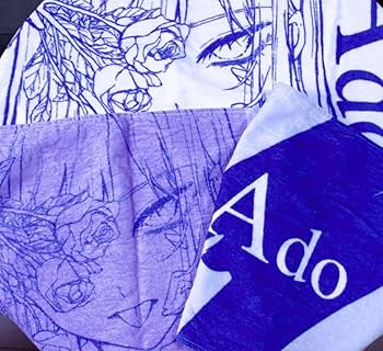 Amazon.co.jp: Ado しまむら コラボ フェイスタオル マフラー